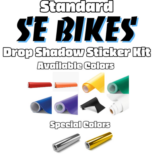 SE Bikes Drop Shadow Sticker Kit || COLOR DOES NOT INDICATE COLOR CHOSEN