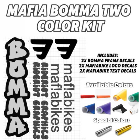 Mafia Bomma Two Color Sticker Kit