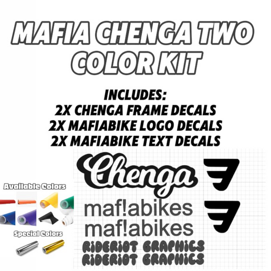 Mafia Chenga Two Color Sticker Kit