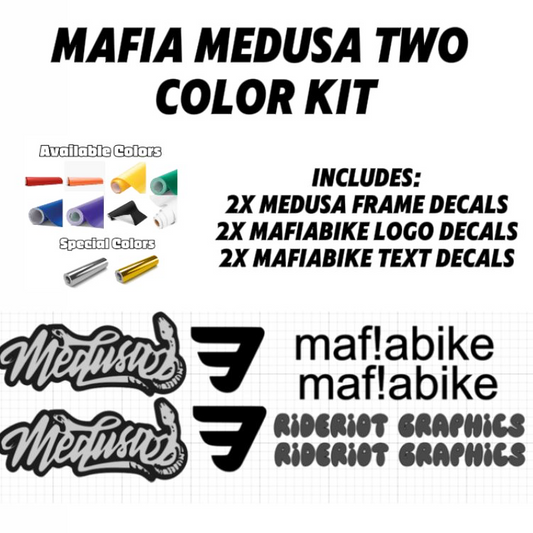 Mafia Medusa Two Color Sticker Kit