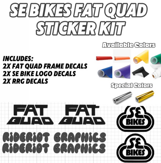 Fat Quad One Color Sticker Kit